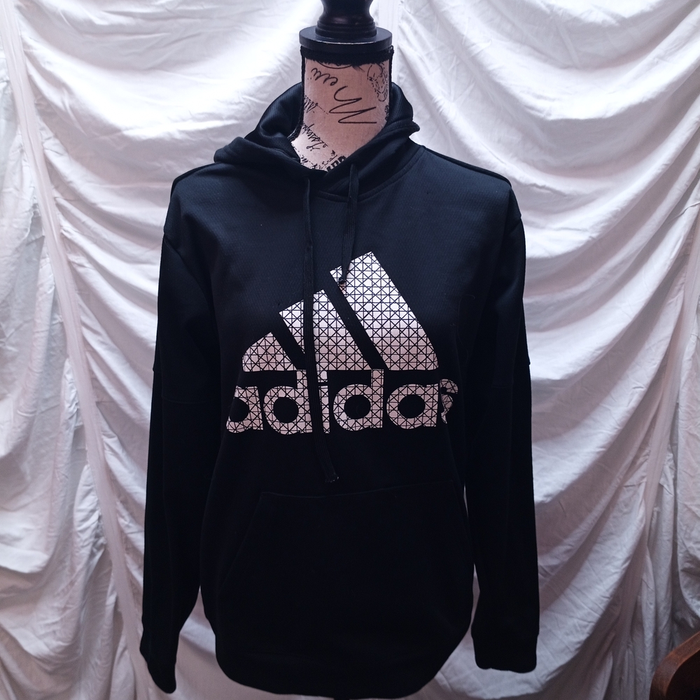 Adidas Men's Black Hoodie - Picture 1 of 9